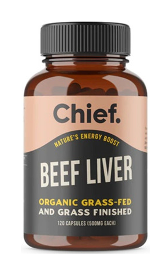 Chief Beef Liver Organic Grass-Fed Capsules 120